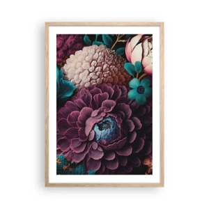 Poszter világos tölgy keretben - A természet bőségében - 50x70 cm