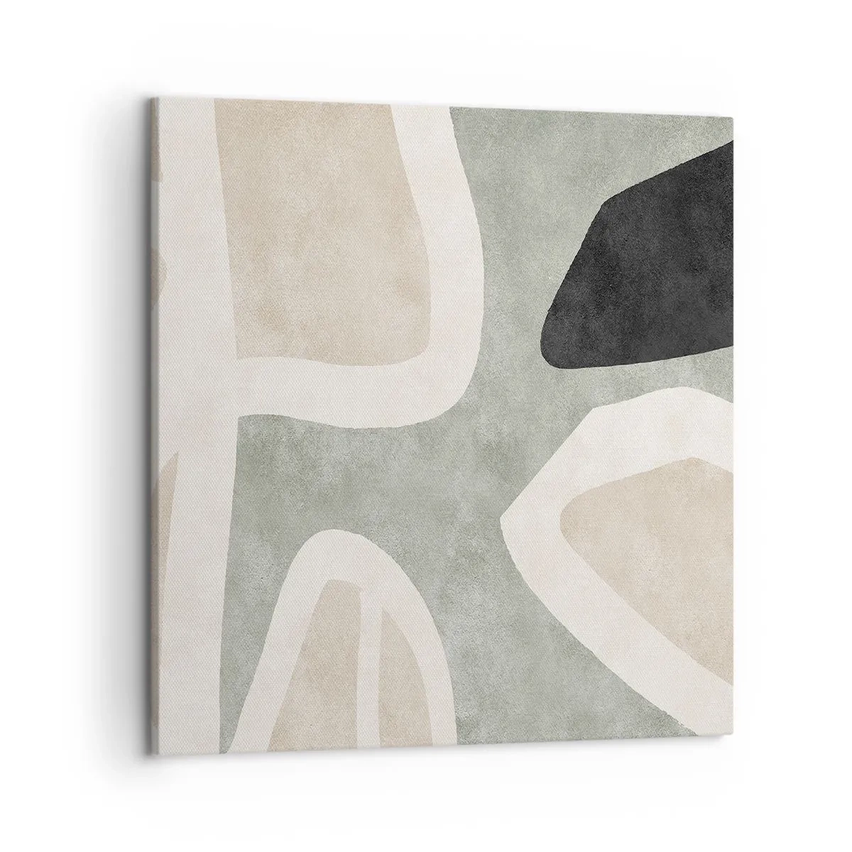 Vászonkép - Kompozíció fekete témával - 50x50 cm