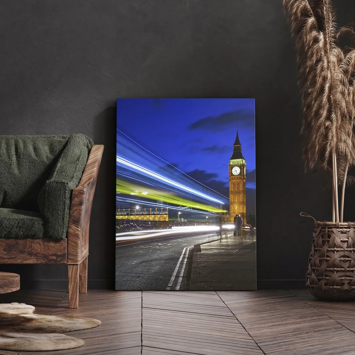 Vászonkép - Big Ben vigyázó szeme alatt - 50x70 cm