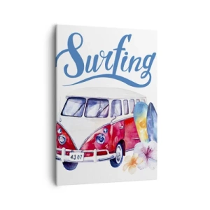Vászonkép - Uborka - klasszikus egy szörfös számára - 50x70 cm