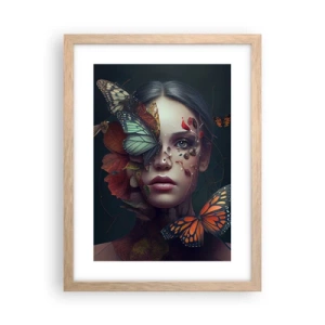 Poszter világos tölgy keretben - Egy csodálatos metamorfózis - 30x40 cm