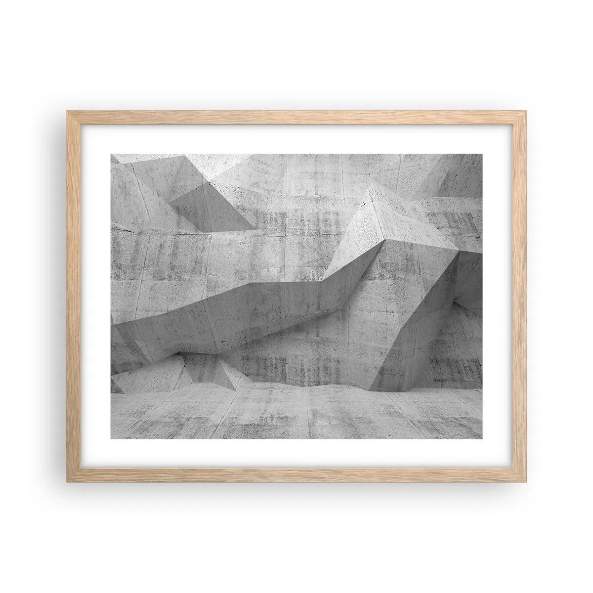 Poszter világos tölgy keretben - Igazi kihívás - 50x40 cm