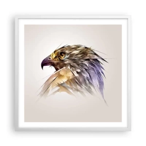 Poszter fekete keretben - Egy harcos portréja - 60x60 cm