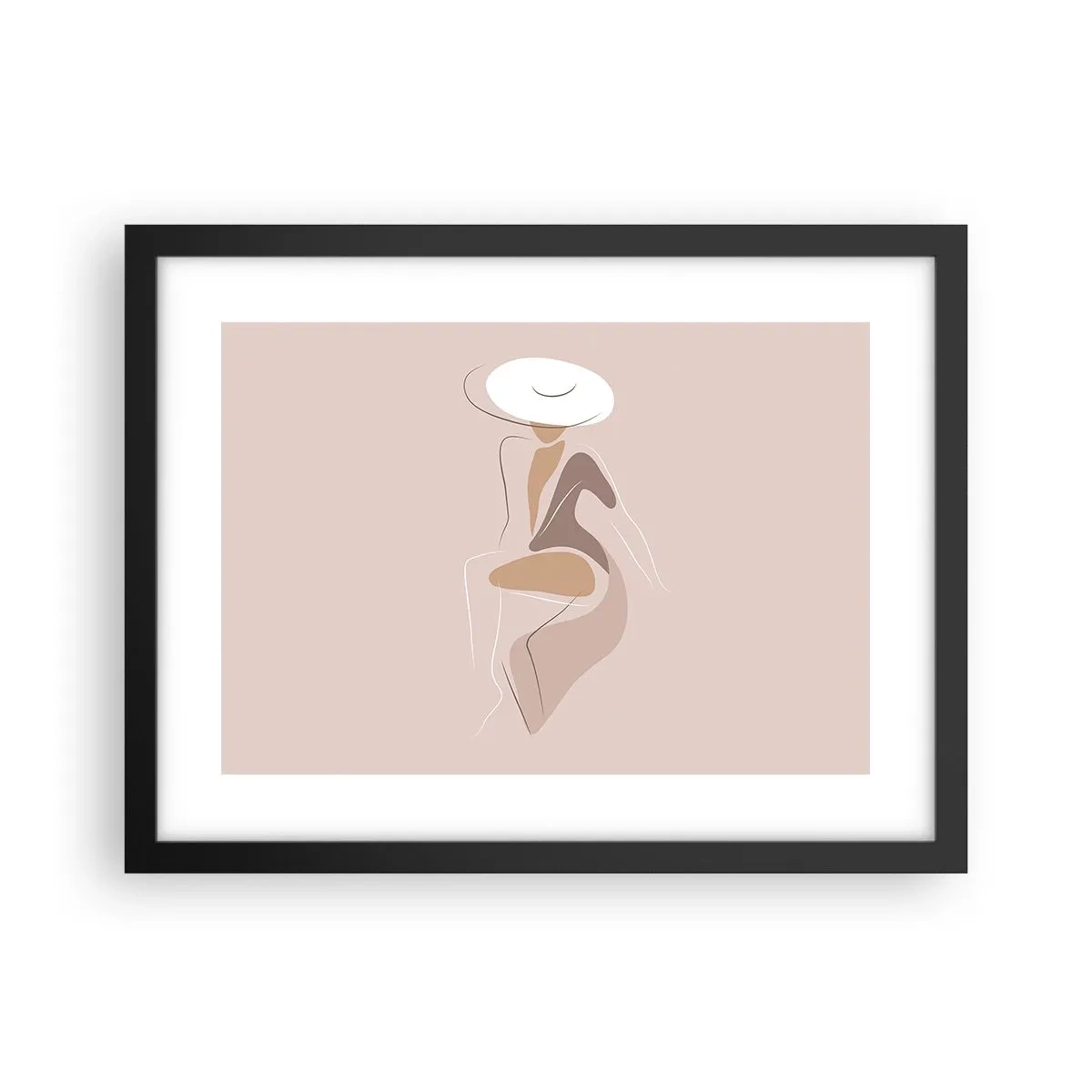 Poszter fehér keretben - Egy hölgynek lenni - 40x30 cm
