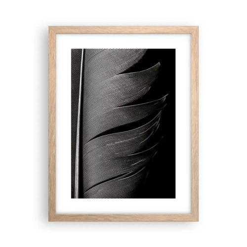 Poszter világos tölgy keretben - Toll - egy csodálatos konstrukció - 30x40 cm