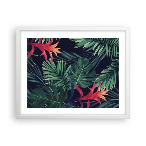 Poszter fekete keretben - Zölden égni - 50x40 cm