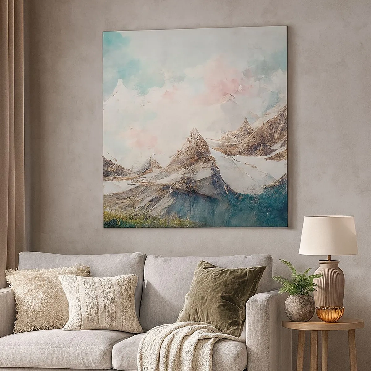 Vászonkép - Sziklás pengék - 30x30 cm