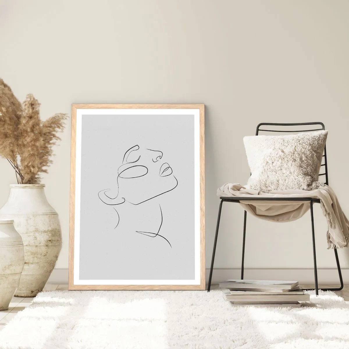 Poszter világos tölgy keretben - Az álmok fordulatai - 50x70 cm