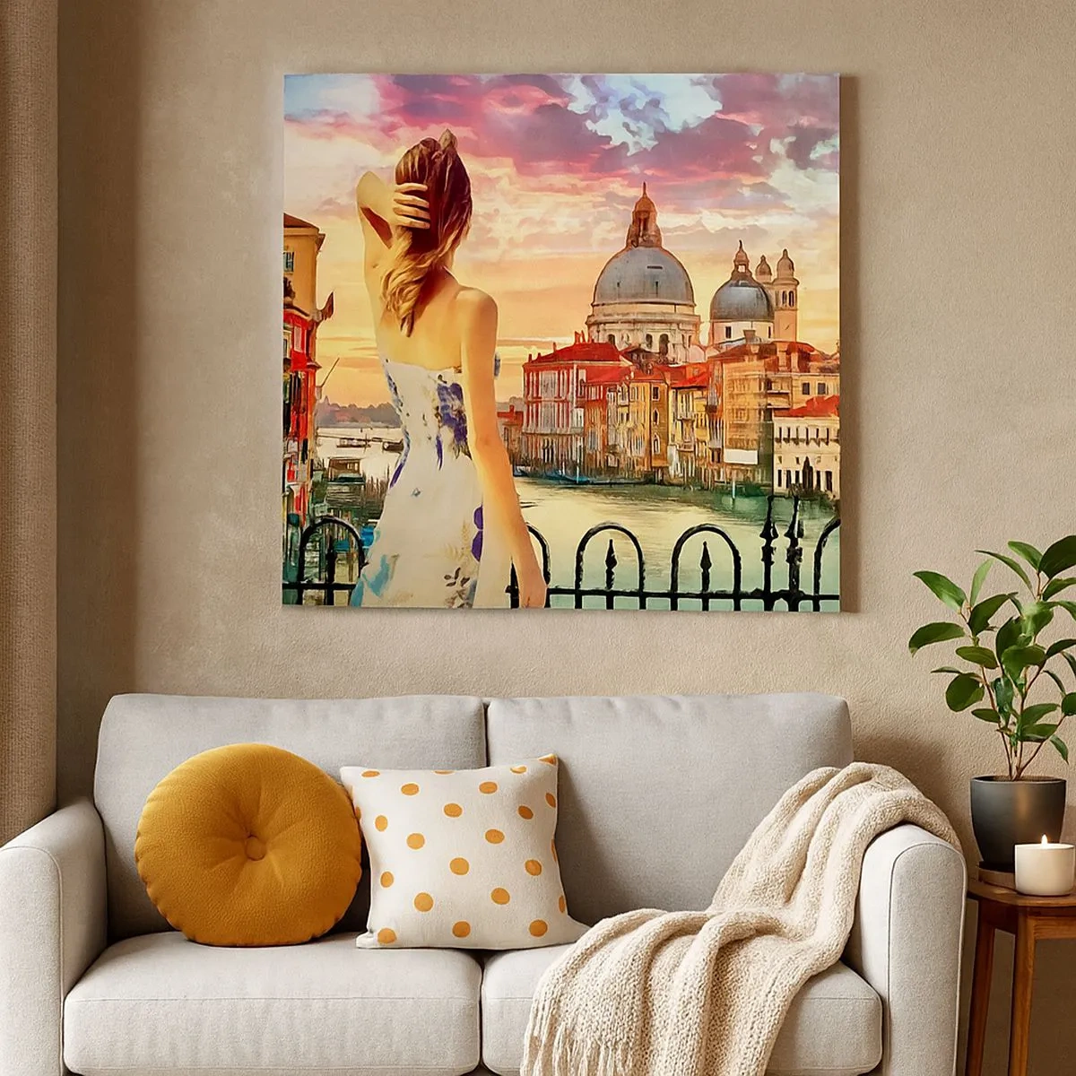 Vászonkép - Ha kaland akkor csak a … - 30x30 cm