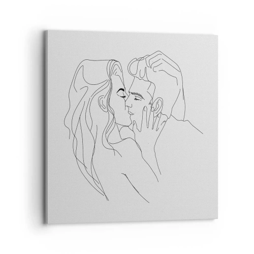 Vászonkép - Ugyanaz a vonalón - 70x70 cm