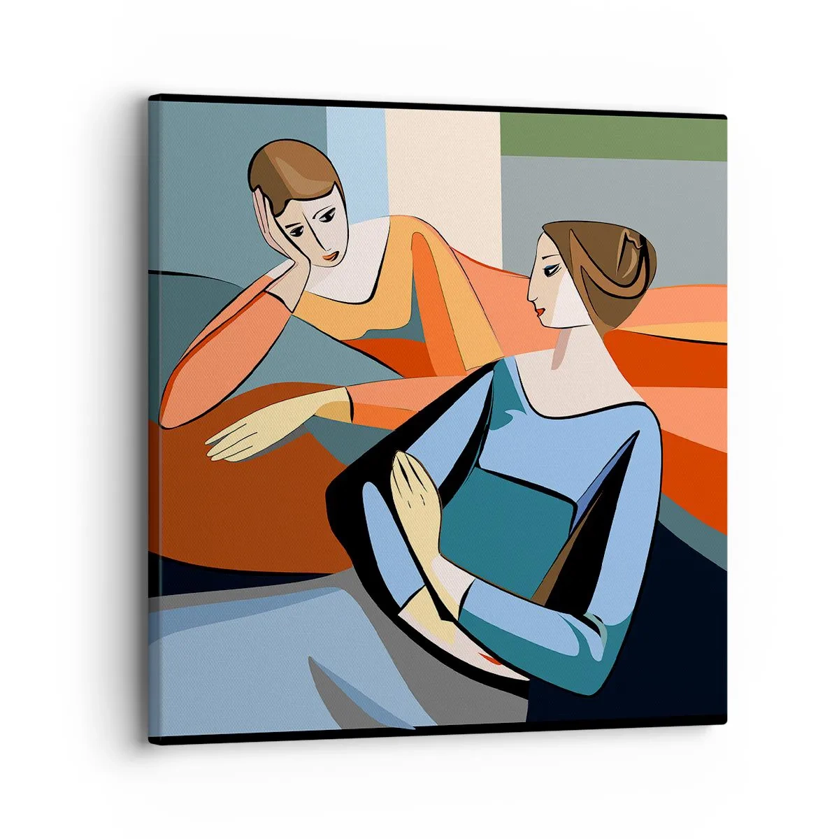 Vászonkép - A bizalmak pillanata - 30x30 cm