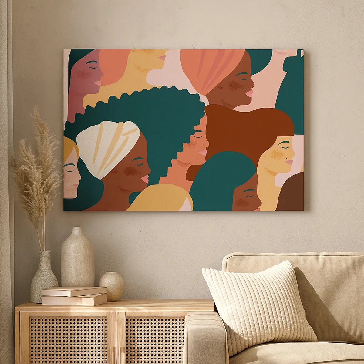 Vászonkép - Csak a nőiesség - 30x30 cm