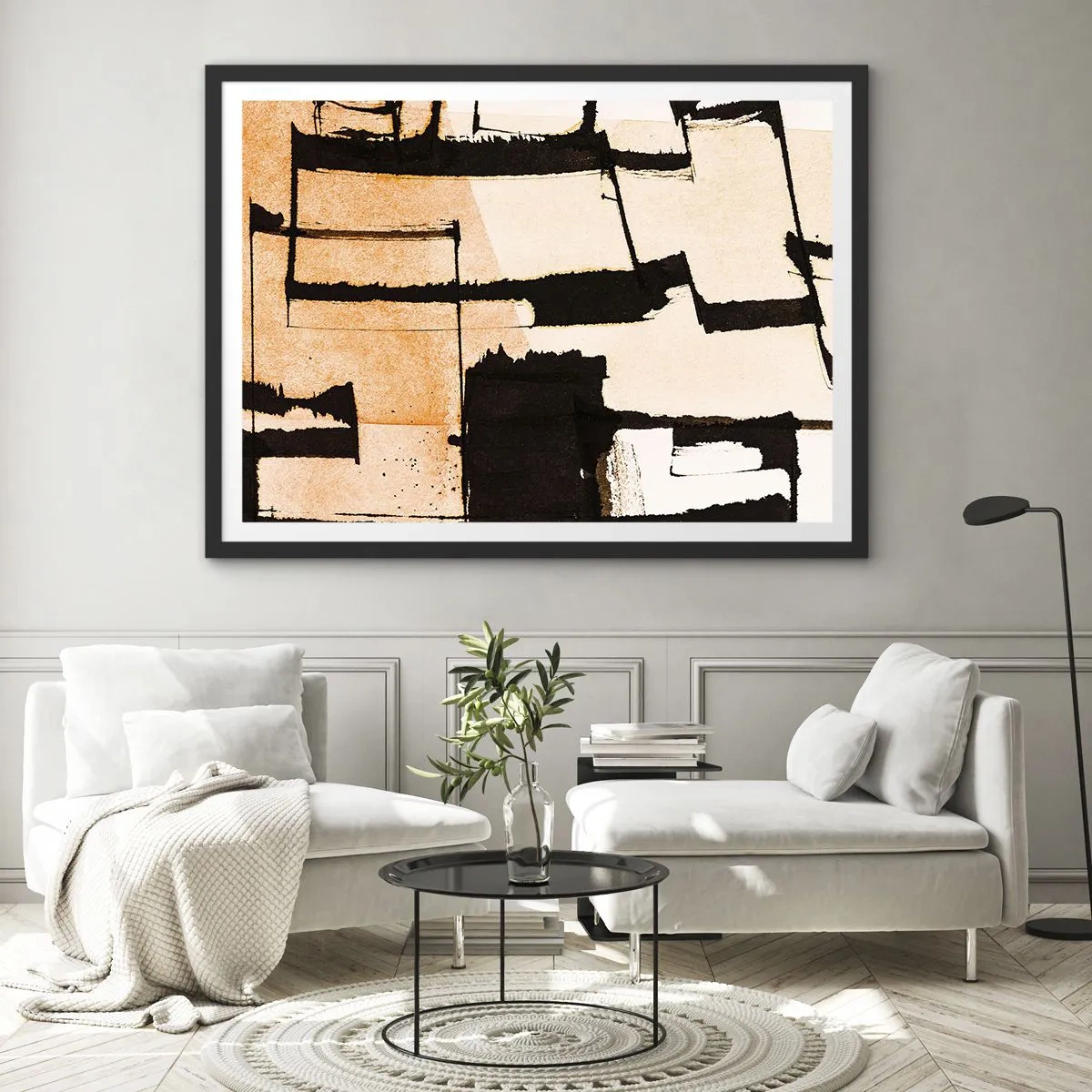 Poszter fehér keretben - Mégis rend - 70x50 cm