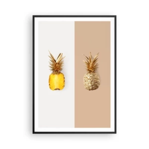 Poszter fehér keretben - Ananász nekünk - 70x100 cm