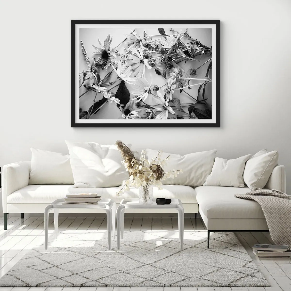 Poszter fehér keretben - Nem virágcsokor - 70x50 cm