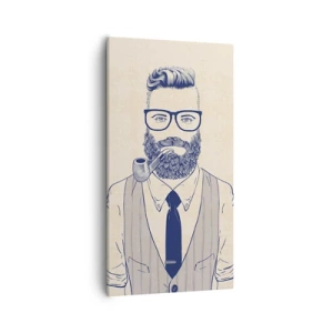 Vászonkép - Vidám, férfias és divatos - 55x100 cm