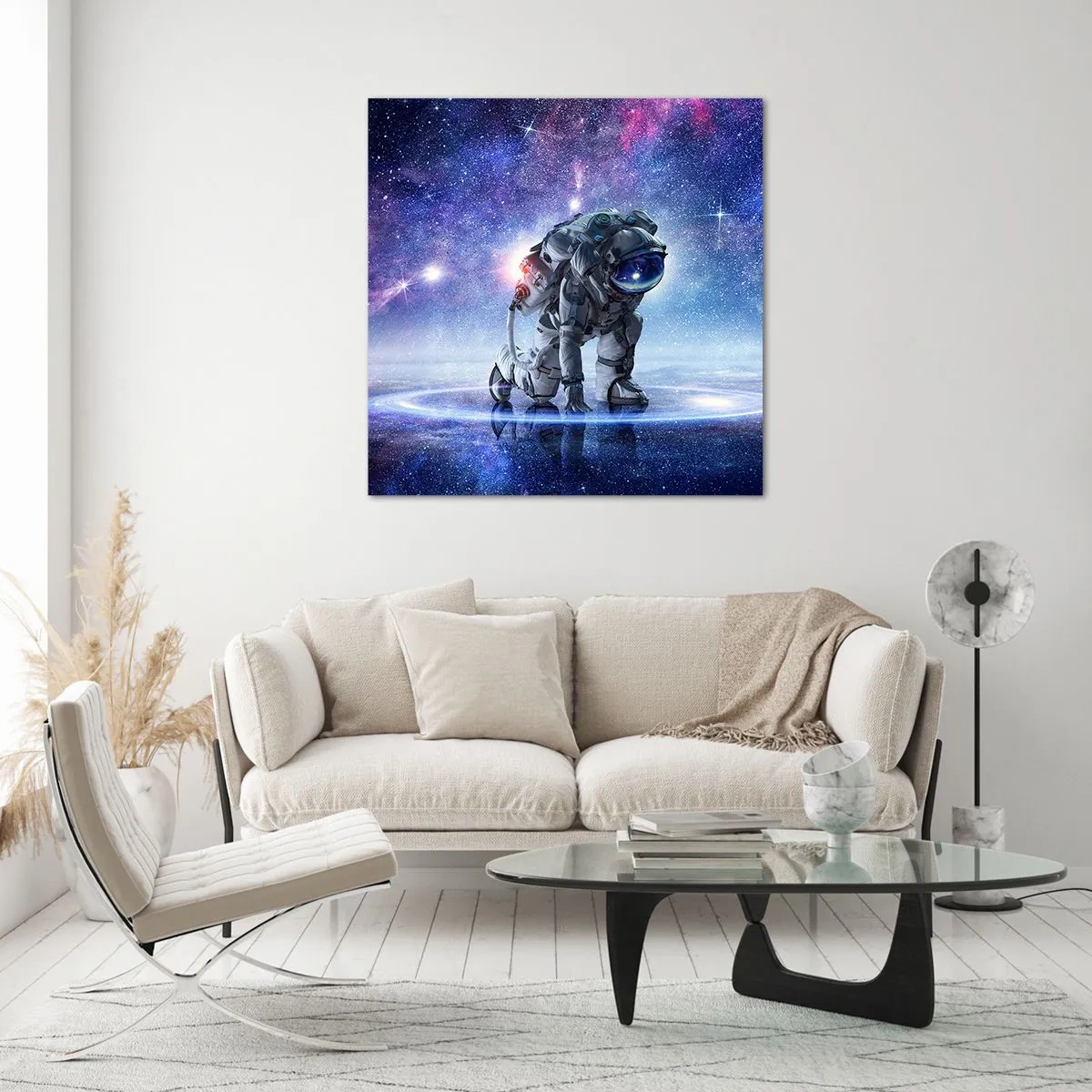 Üveg kép - A csillagos ég felettem - 50x50 cm