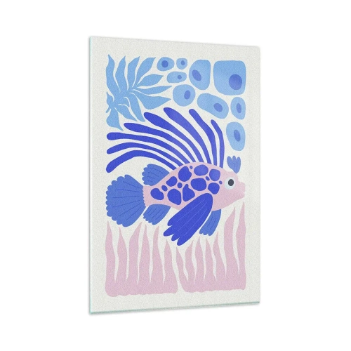 Üveg kép - Elemében - 80x120 cm