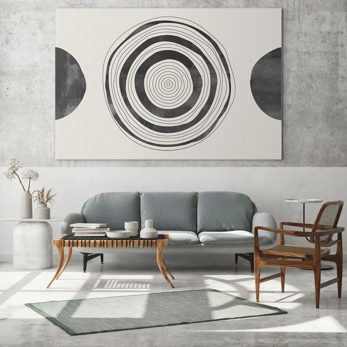 Üveg kép - Az a fontos, ami a kettő között van. - 120x80 cm