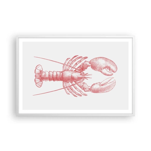 Poszter fekete keretben - Homéroszhoz méltó homár - 91x61 cm