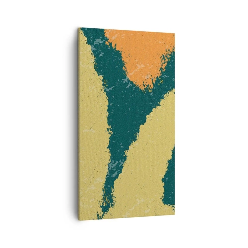 Vászonkép - Absztrakció - lassú mozgás - 45x80 cm