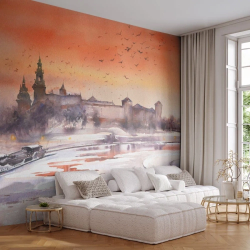 Öntapadós Fotótapéta Deluxe Sticker - Királyi naplemente - Tájkép, Tájkép, Klasszikus - 400x280 cm
