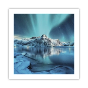 Poszter - Fénynek az éjszakában - 50x50 cm