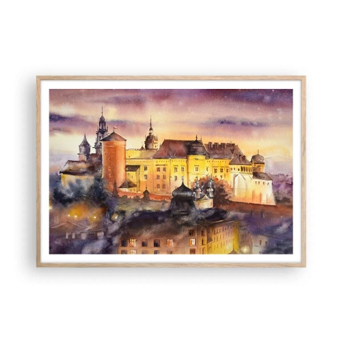 Poszter világos tölgy keretben - Történet és mese - 100x70 cm