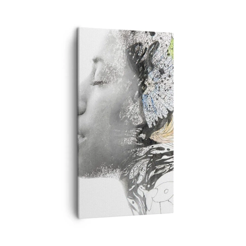 Vászonkép - Elmerülve a természetben - 45x80 cm