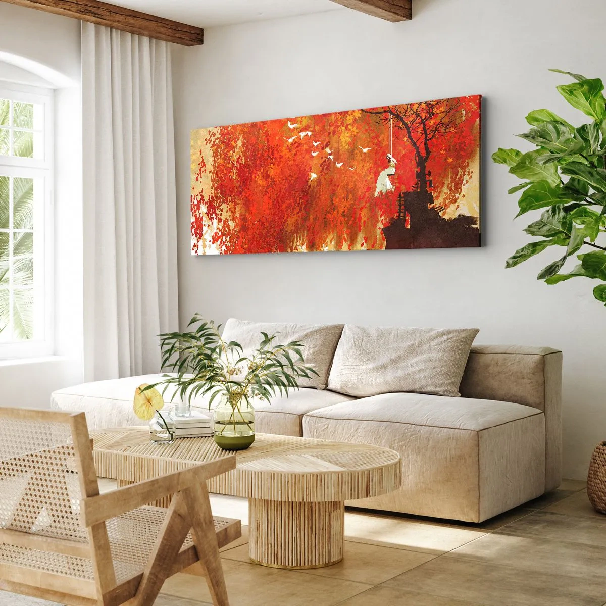 Vászonkép - Repül velünk? - 140x50 cm