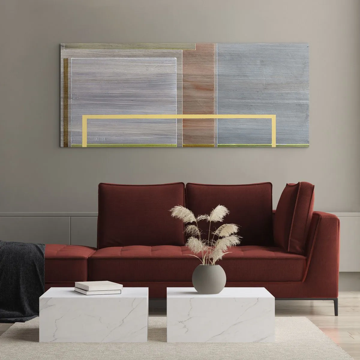 Üveg kép - Egyszerűen és nyugodtan - 100x40 cm