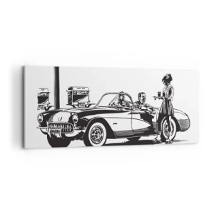 Vászonkép - 60. - gondtalan Amerika - 100x40 cm