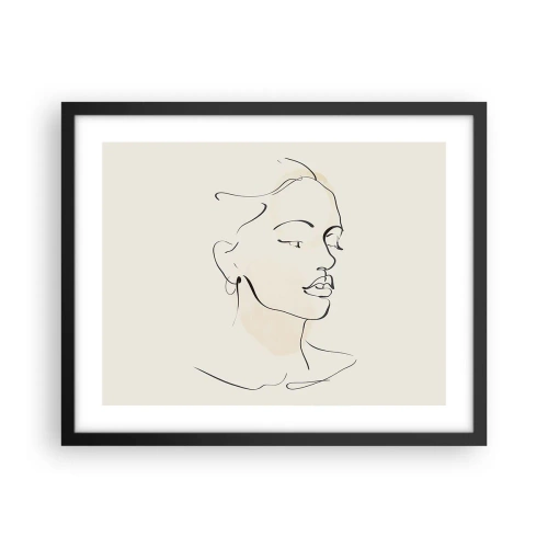 Poszter fehér keretben - Bizonyos vonallal - 50x40 cm