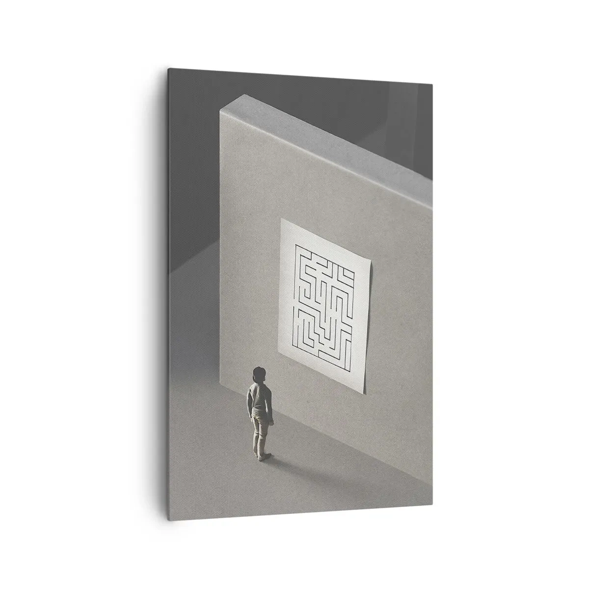 Vászonkép - De én hol vagyok? - 80x120 cm