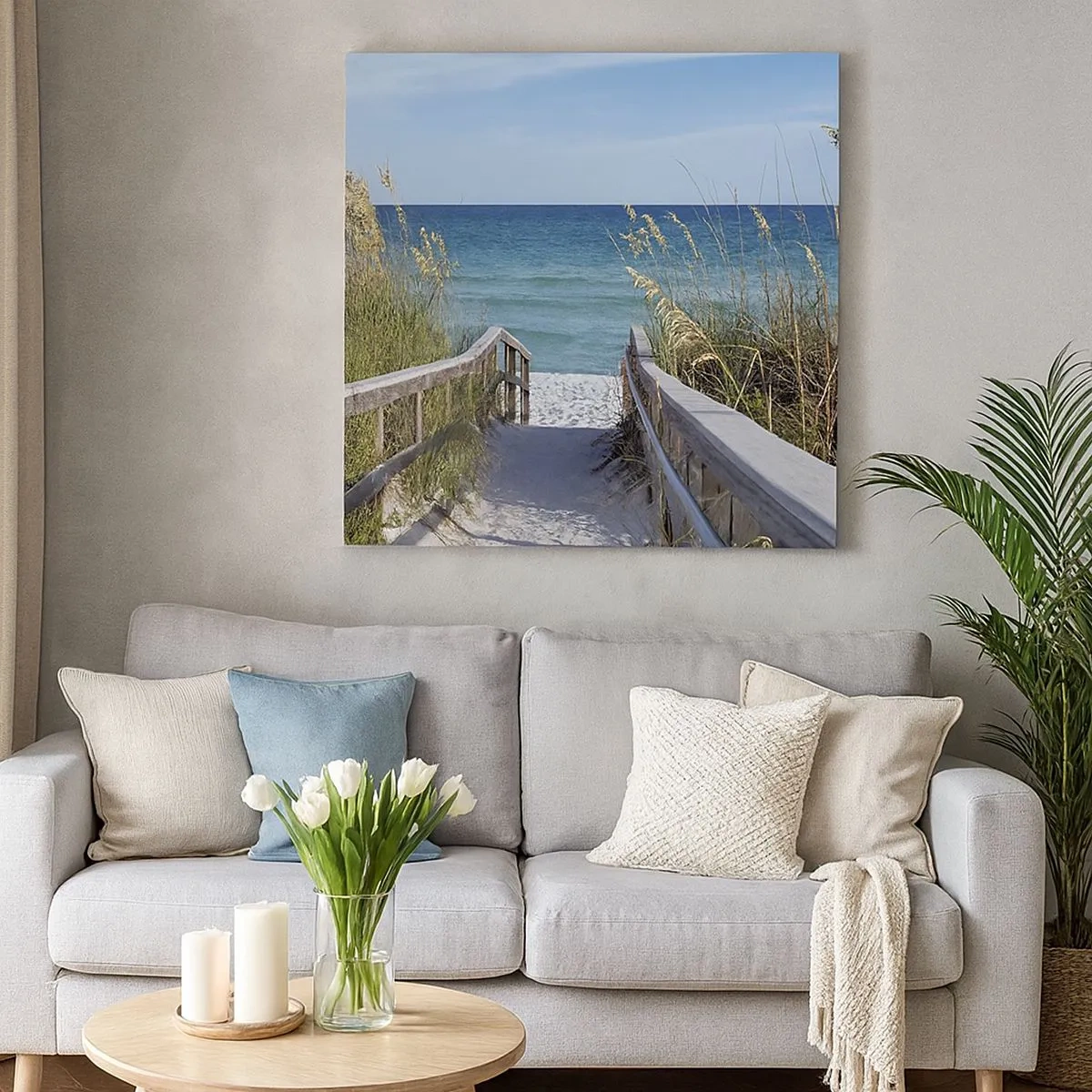 Vászonkép - Napsütésben, szélben - 30x30 cm