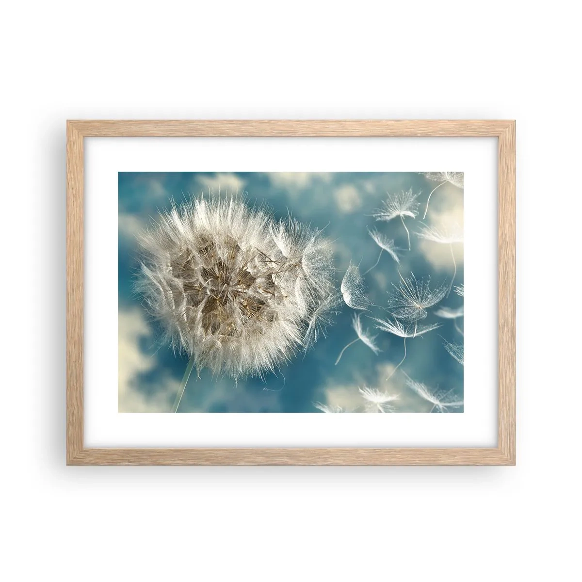 Poszter világos tölgy keretben - Angyal lehelete - 40x30 cm