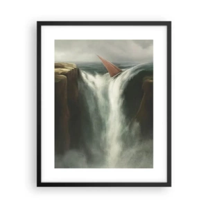 Poszter fehér keretben - Az élet óvatossága - 40x50 cm