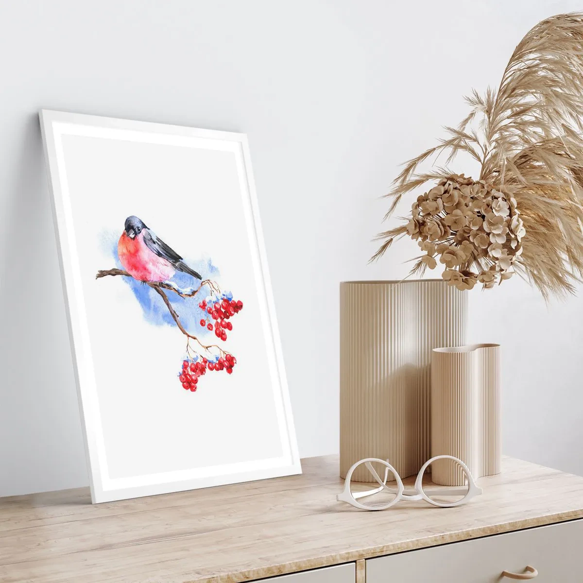 Poszter fekete keretben - Téli színben - 70x100 cm