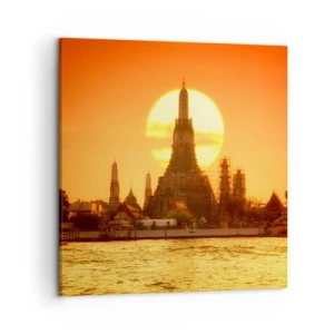 Vászonkép - Nap felé, mindig nap felé - 50x50 cm