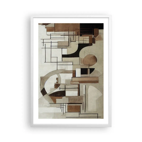 Poszter fekete keretben - Városkép 2.0 - 50x70 cm