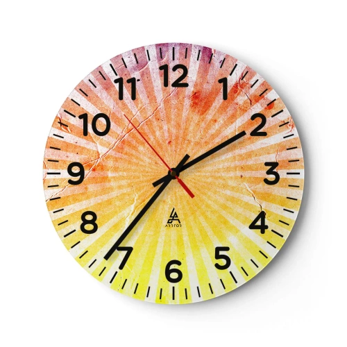 Falióra, Óra - Napkelte és napnyugta - 30x30 cm