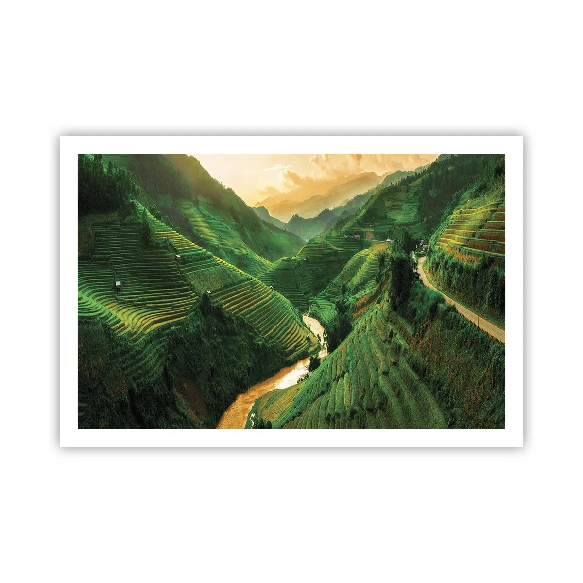 Poszter - Vietnámi völgy - 91x61 cm