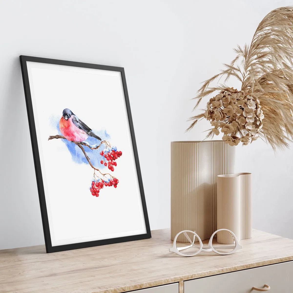 Poszter fehér keretben - Téli színben - 70x100 cm