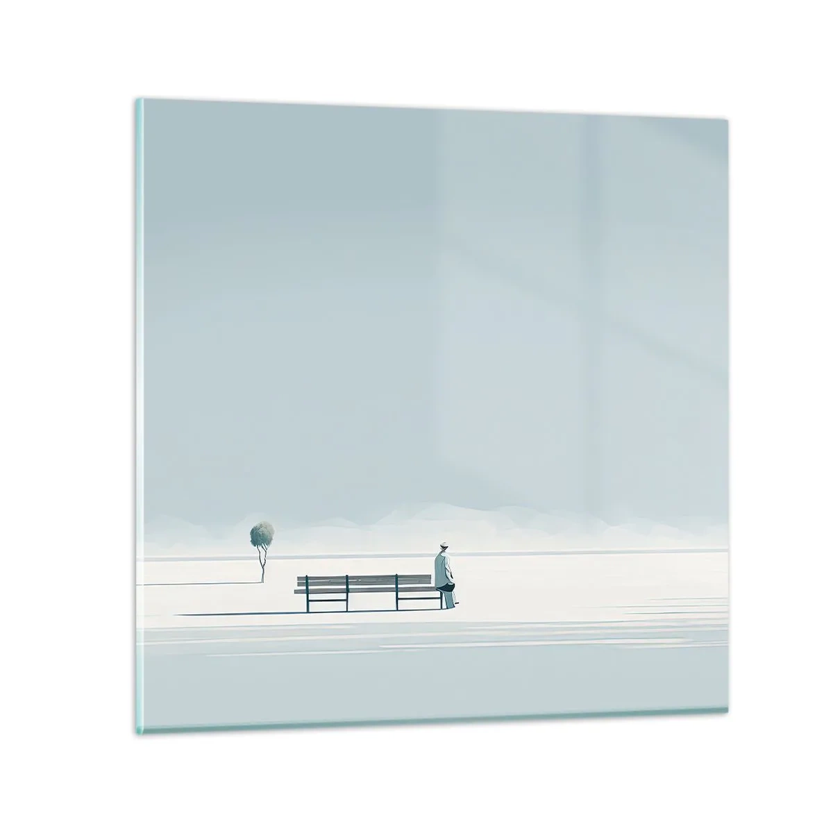 Üveg kép - Igen, én várok. - 60x60 cm