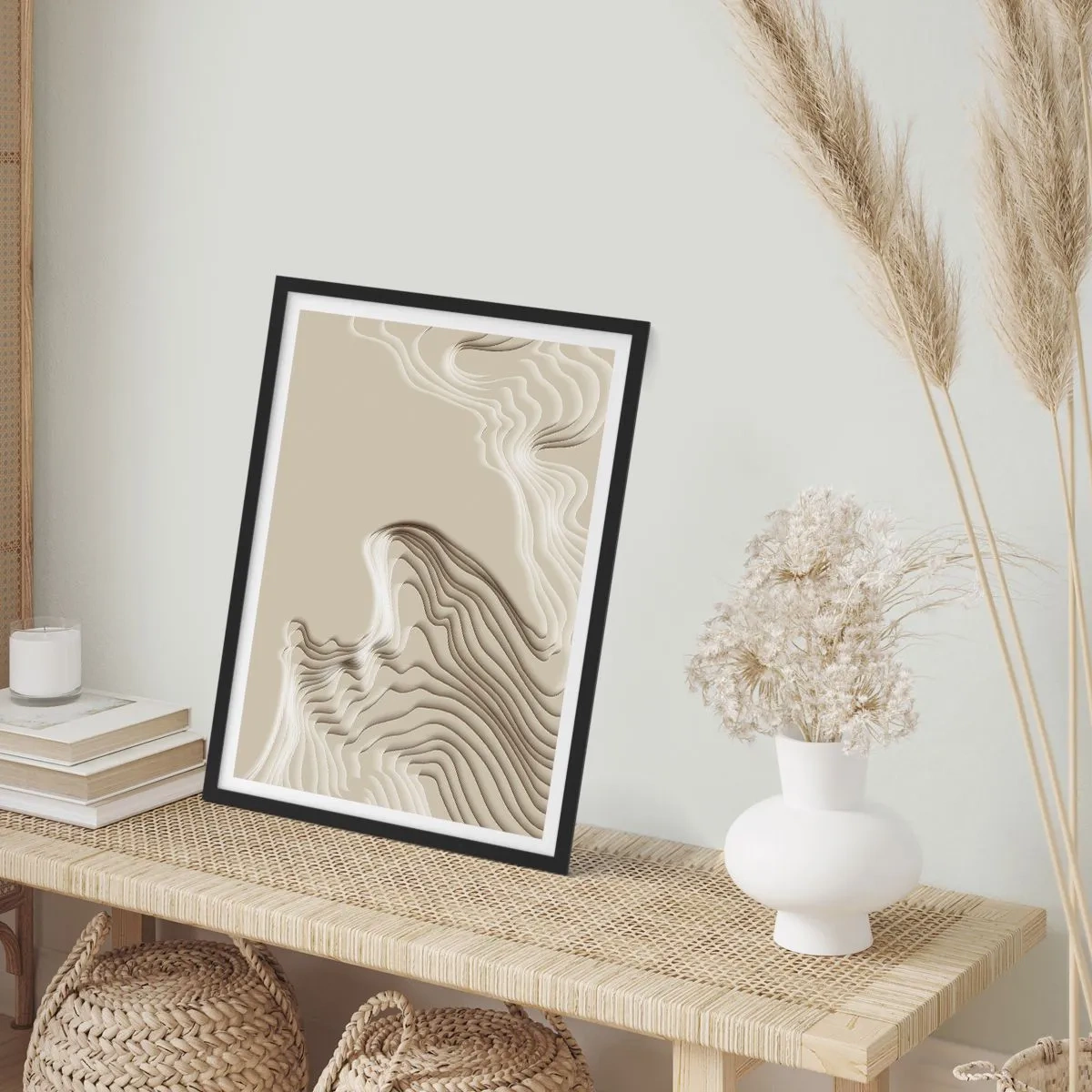 Poszter fehér keretben - Művészeti topográfia - 40x50 cm