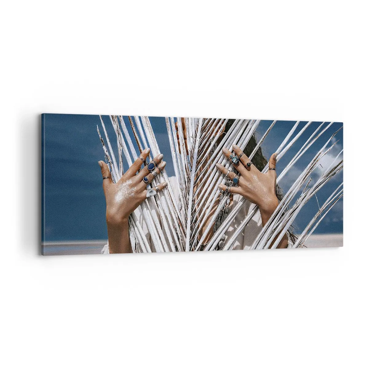 Vászonkép - Sámán asszonya? - 100x40 cm