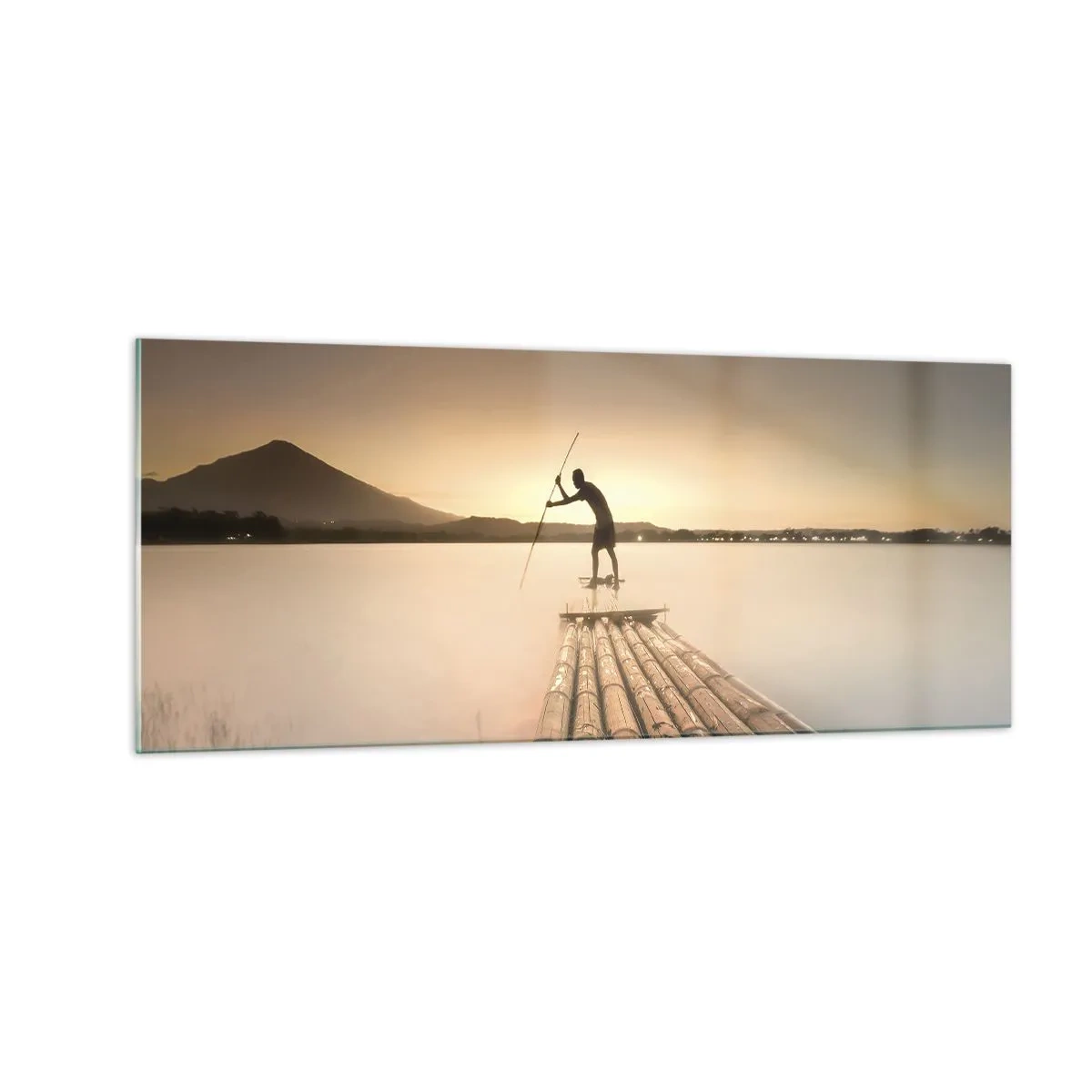 Üveg kép - Pihenés előtt - 100x40 cm