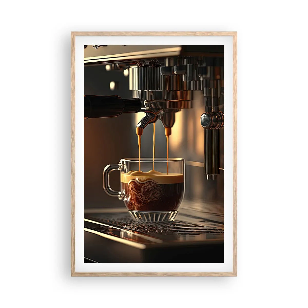 Poszter világos tölgy keretben - Egy érzéki főzet - 61x91 cm