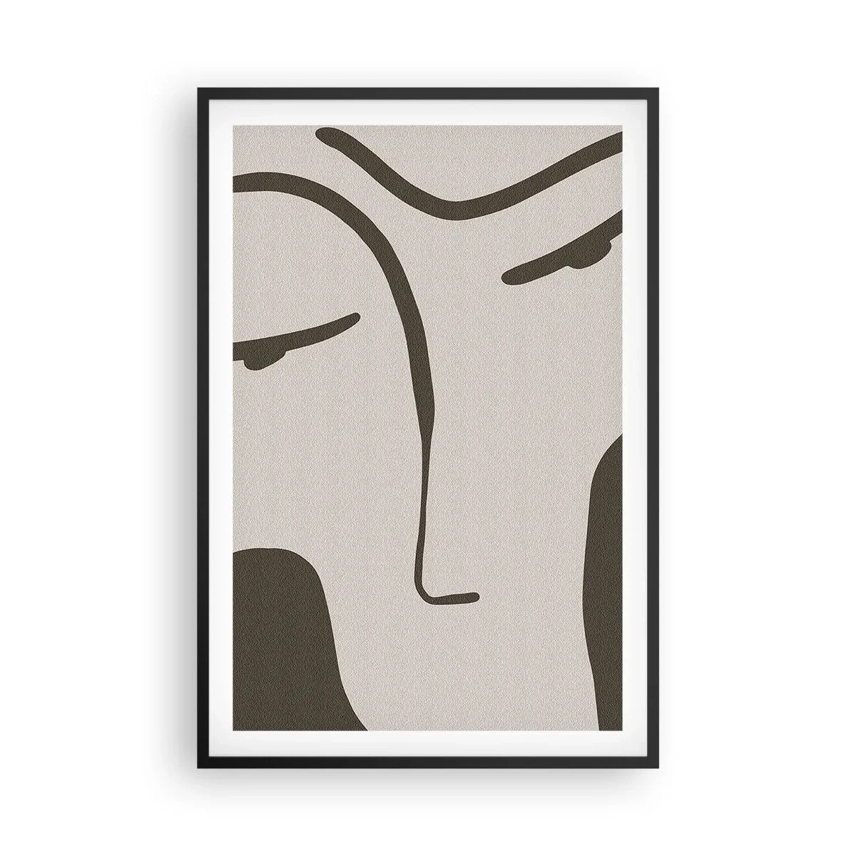Poszter fehér keretben - Mintha egy Modigliani-festményből lenne  - 61x91 cm