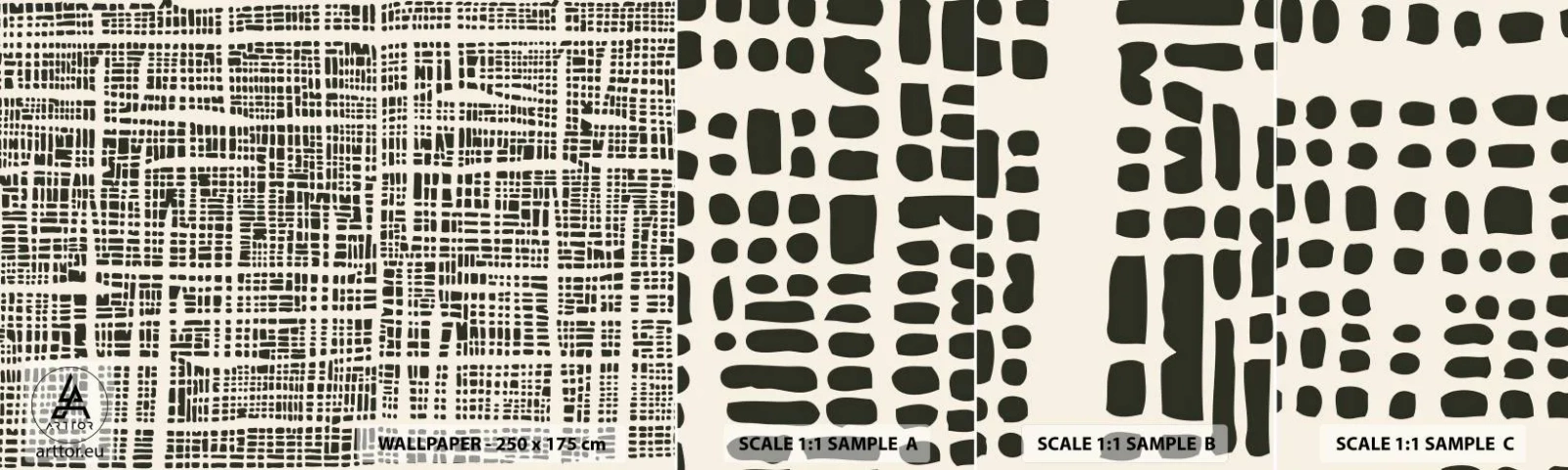 Fotótapéta Minta Standard Eco - Szőtt kompozíció - Absztrakció, Grafika, Darab - 100x30 cm